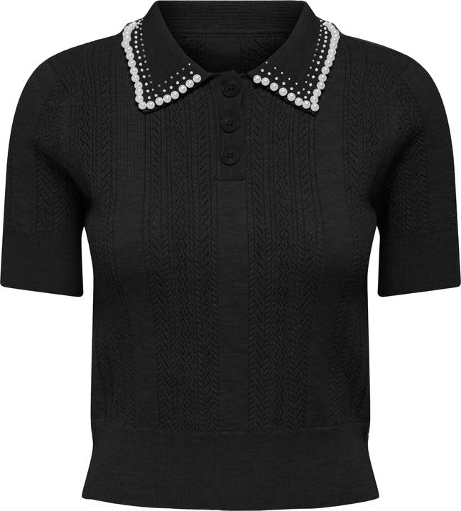 Only Normal geschnitten Polokragen Strickoberteil Polo