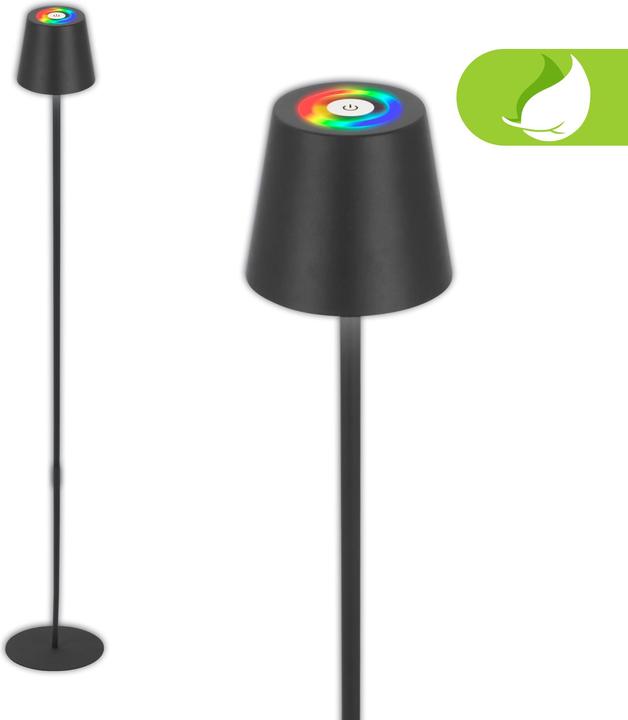 Produktbild Briloner RGB/W Accu floor lamp, IP44, anthracite