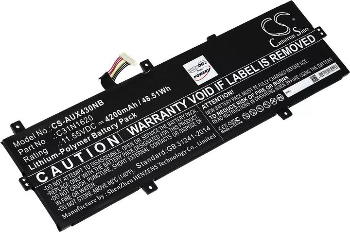 Immagine prodotto AccuCell Batteria Asus ZenBook UX430UA-GV265T, UX430UA-GV272T, tipo C31N1620 (4200 mAh)