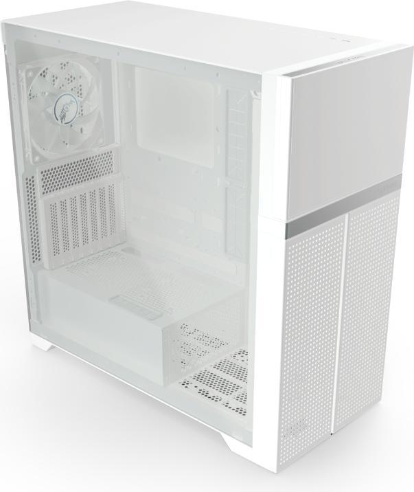 Actual product image Valkyrie VK02 Lite White (Mini-ITX, ATX, ITX, mATX)
