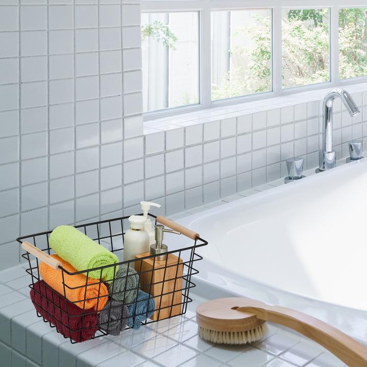 Produktbild Relaxdays 3x Drahtkorb (3 x, 31 x 21 x 16 cm)