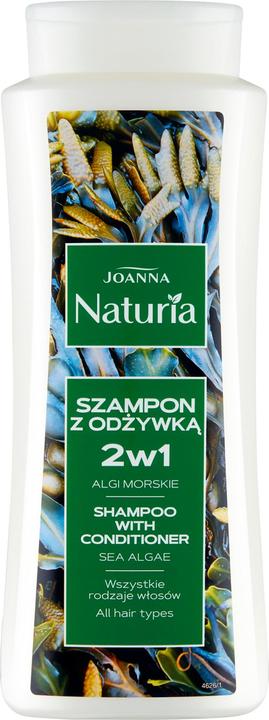 Image du produit Joanna Naturia, shampooing 2en1 pour cheveux, algues de mer, 500 ml (Hit) (500 ml, Shampoing liquide)