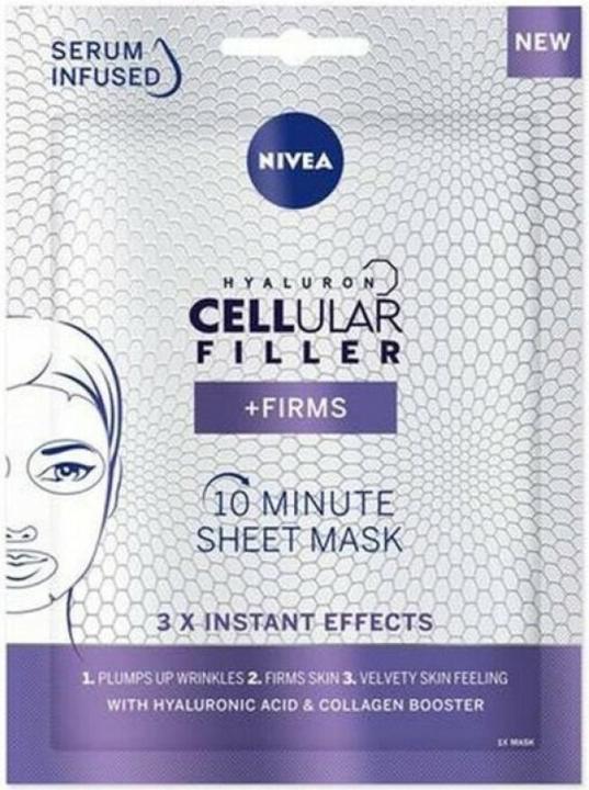 Actual product image NIVEA HYALURON CELLULAR FILLER Contour Mascarilla Facial Treatment