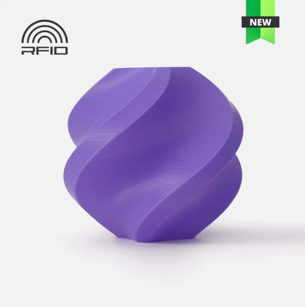 Actual product image Bambu Lab PLA Basic Refill - Purple - 1.75mm (PLA+, 1.75 mm, Violet)
