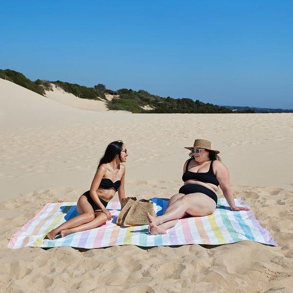 Actual product image Dock & Bay PICNIC BLANKET Unicorn Waves