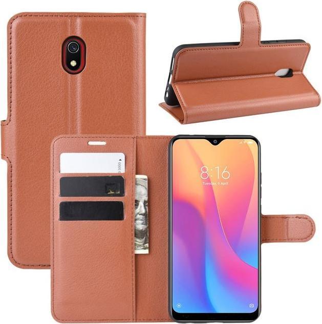 Productafbeelding MU Classic Litchi Leren Boekomslag Serie (Xiaomi Redmi 8A)