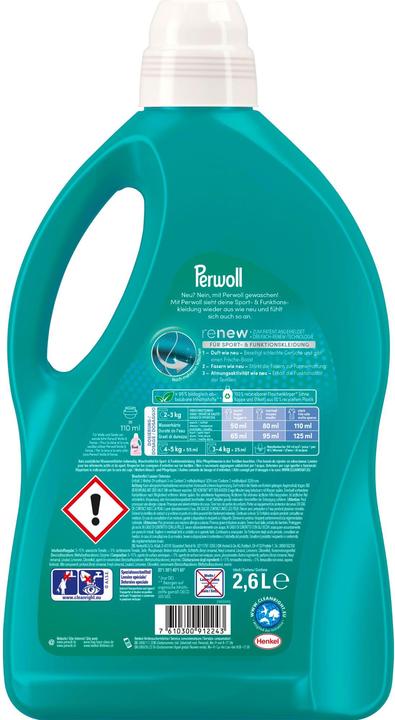 Produktbild Perwoll Renew Flüssig Sport (52 Waschgänge, Gel)