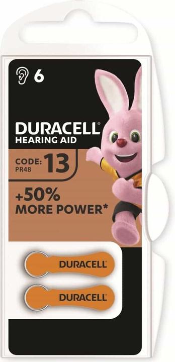 Image du produit Duracell Onglet électronique (6 pcs, A13, 290 mAh)