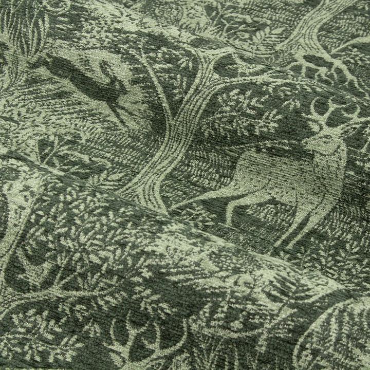 Actual product image Furn Winter Woods Chenille Animals Eyelet Curtains (229 x 183 cm)