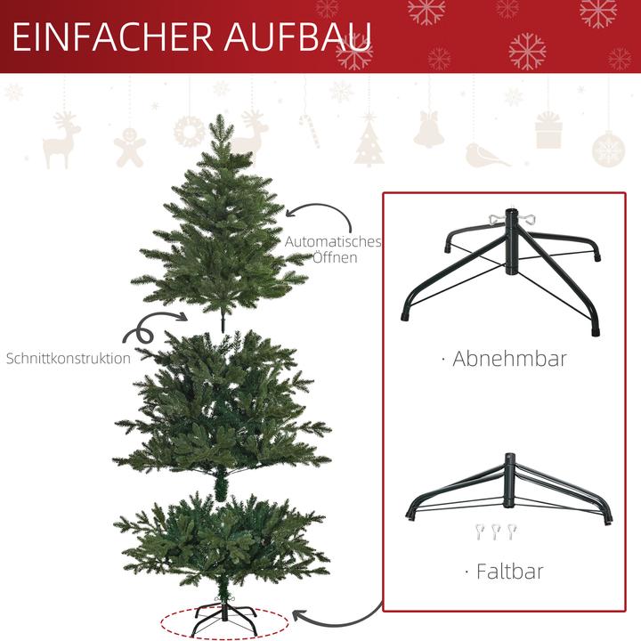 Produktbild Homcom Künstlicher Weihnachtsbaum (180 cm)
