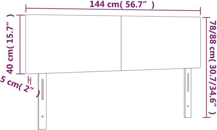 Produktbild VidaXL Cain (144 x 5 x 88 cm)