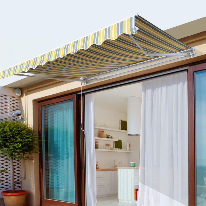 Produktbild Outsunny Gartenmarkise mit Faltarm (2.95 m)