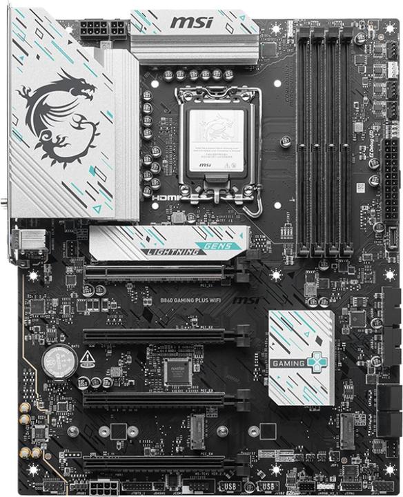 Image du produit MSI B860 GAMING PLUS WIFI (LGA 1851, Intel B860, ATX)