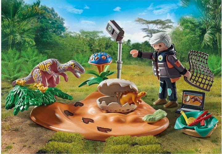 Image du produit Playmobil Nid de stégosaure avec voleur d'oeufs (71526)