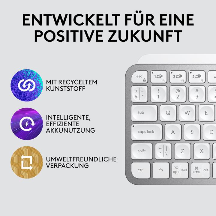 Immagine prodotto Logitech Mx Keys Mini per Mac (DE, Senza fili)