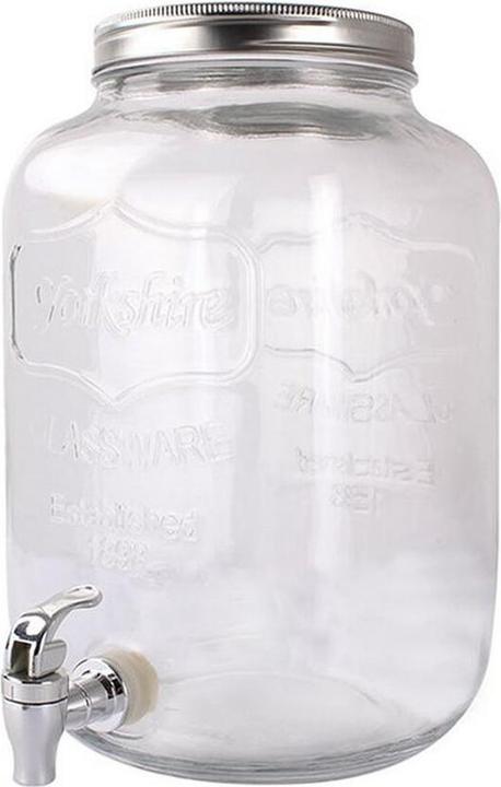 Actual product image La Mer Wasserkaraffe mit Zapfhahn La Mediterránea Glas 4 L (6 Stück) (4 l)