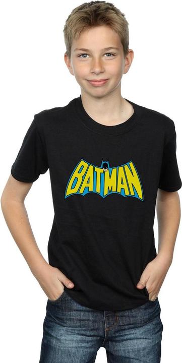 Actual product image Batman Boys Retro Logo Cotton T-Shirt (140, 146)