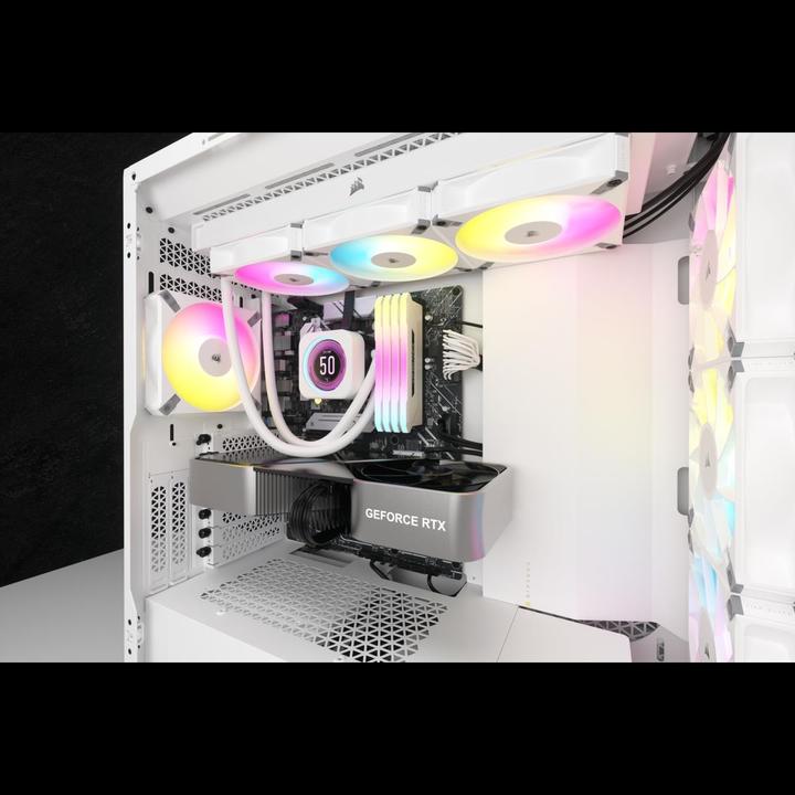 Actual product image Corsair CPC iCUE H150i ELITE LCD XT White