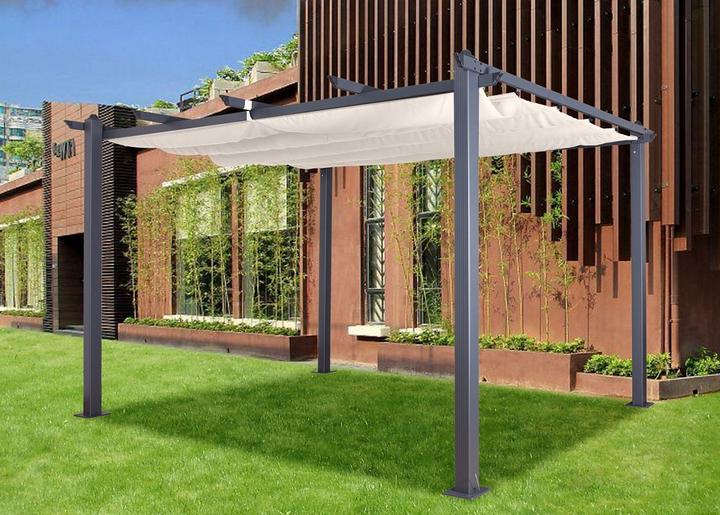 Immagine prodotto Jet-Line Padiglione Luxor antracite-beige 4x3 m (400 cm, 300 cm)