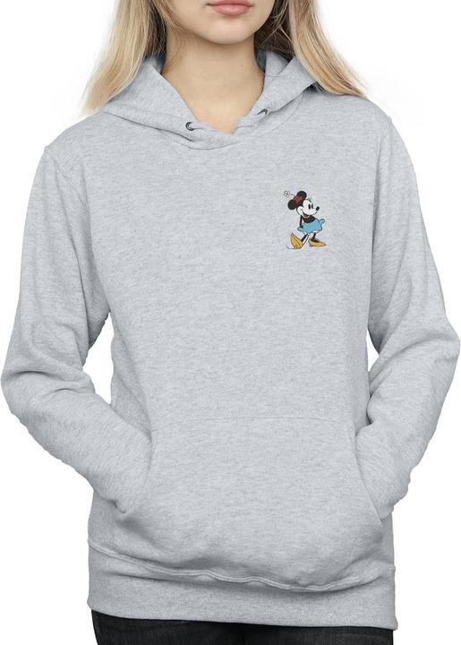 Immagine prodotto Disney Minnie Mouse Kick Chest Felpa con Cappuccio Donna (XL)