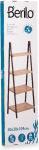 Actual product image Berilo ladder rack 4 shelves bamboo black
