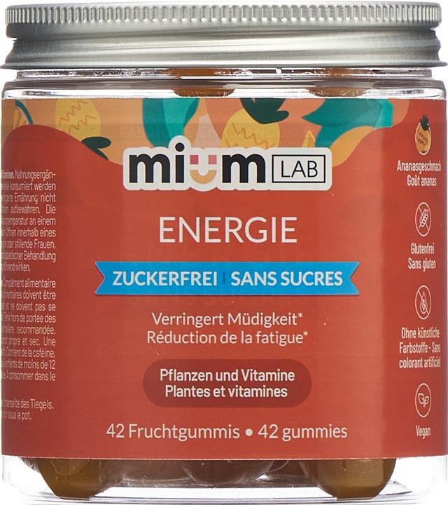 Immagine prodotto Mium Lab Vitamingummis Energie (42 Pezzo/i, Gomme, 137 g)