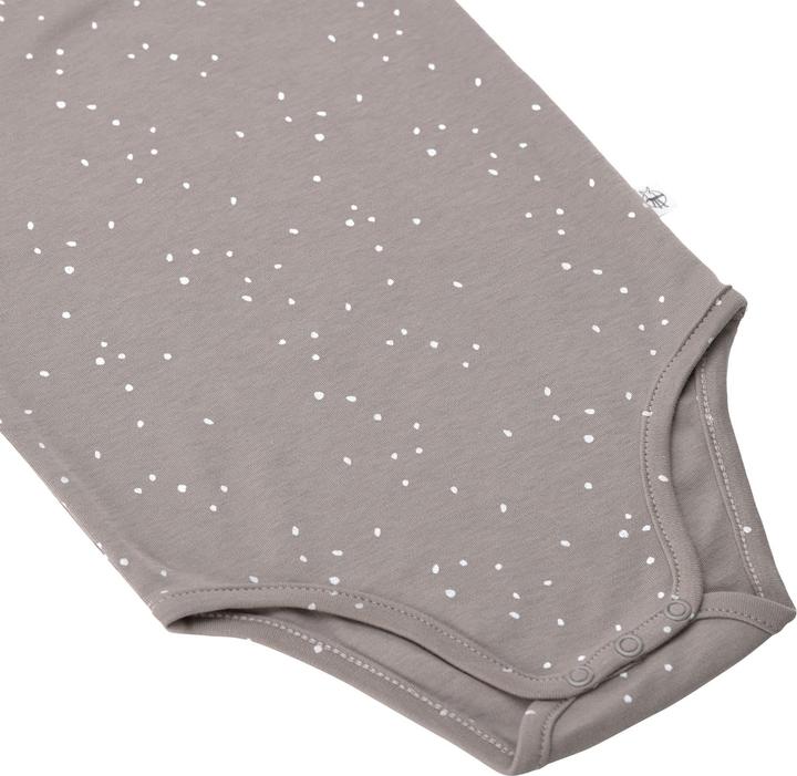 Produktbild Lässig Langarm-Body Sprinkle Taupe Gr. 74/80 (80)