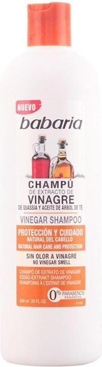 Actual product image Babaria Champu Con Extracto De Vinagre Sin Olor 600ml (600 ml, Liquid shampoo)