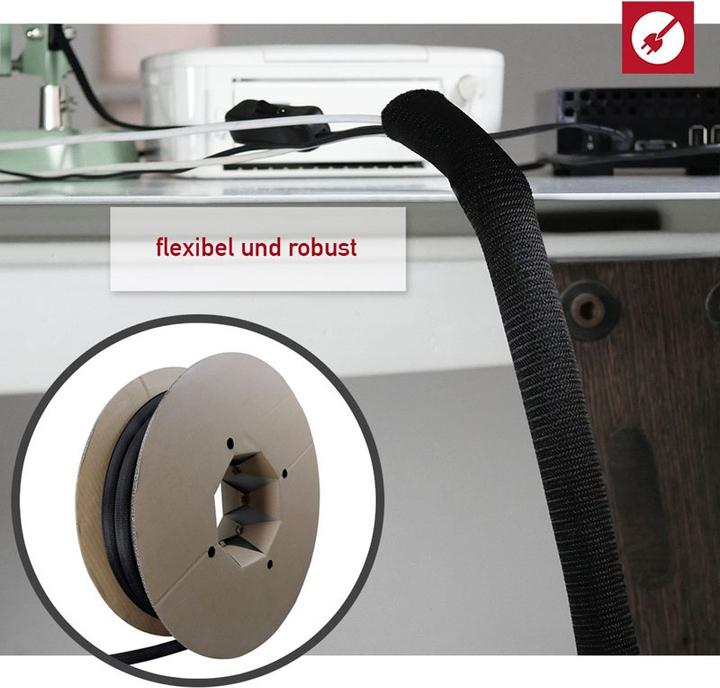 Actual product image Label-the-cable cable tube (Cable conduit, 2500 cm)