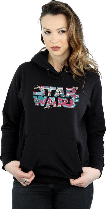 Produktbild Star Wars Wavy Ship Logo Kapuzenpullover (XXL)