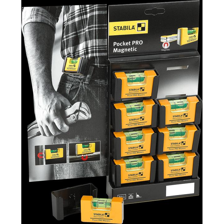 Produktbild Stabila Wasserwaage Pocket PRO Magnetic (7 cm)