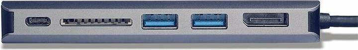 Actual product image Lindy DST-Mini XT (USB-C, 8 Ports)