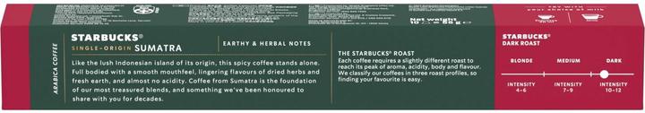Produktbild Starbucks Kaffeekapseln Sumatra Dark Roast 12 x 10 Stück (10 x Port.)
