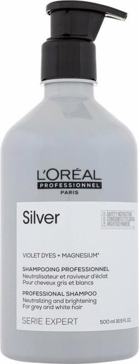Produktbild L'Oréal Professionnel Serie Expert Silver Shampoo (500 ml, Flüssiges Shampoo)