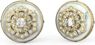 Guess - La Fleur Gold Plated Steel Flower Earrings JUBE04551JWYGT/U