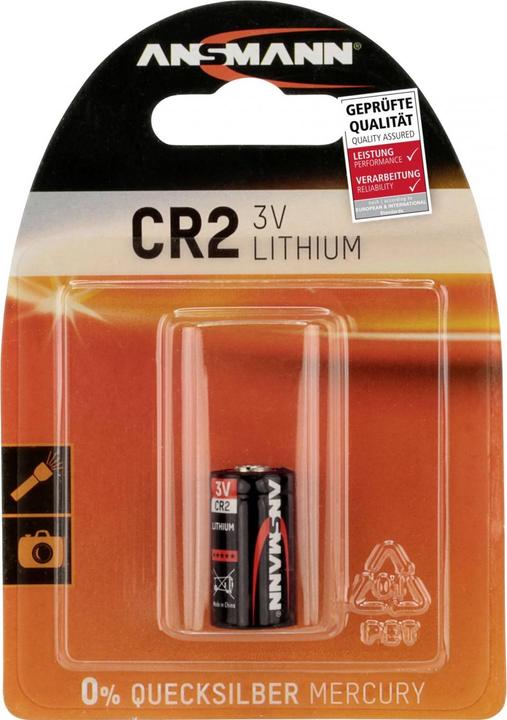 Ansmann Cr2 (1 pcs., CR2, 750 mAh)