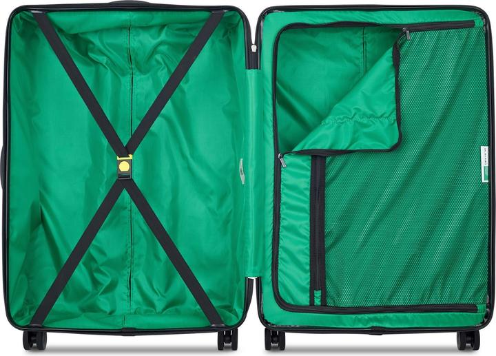Image du produit Delsey x United Colors of Benetton Now Hardside 4-wheel suitcase set 3 pcs. with stretch fold (192 l, XL (à partir de 115l))