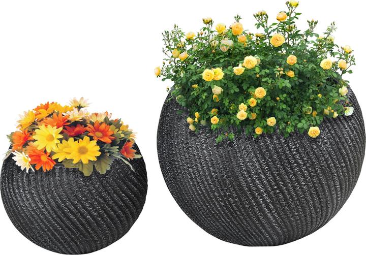 Image du produit Outsunny Pots de fleurs avec trou de drainage (40 cm)