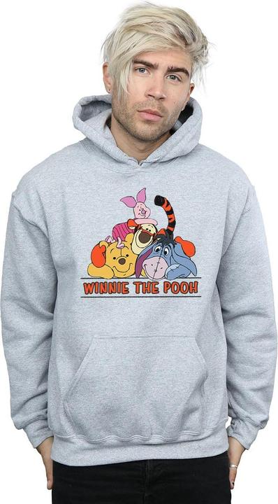 Actual product image Disney Mens Winnie The Pooh Group Hoodie (S)