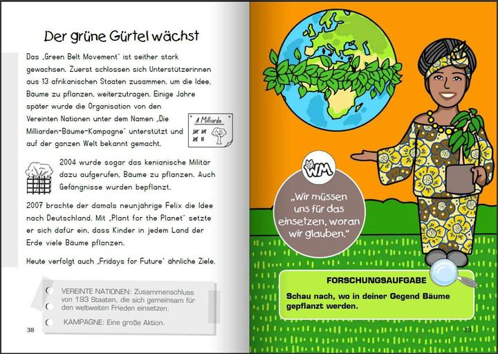 Produktbild Wangari Maathai - Die Mutter der Bäume (Deutsch, Heike Wolter, Julia Christof, Bettina Springer-Ferazin, 2022)