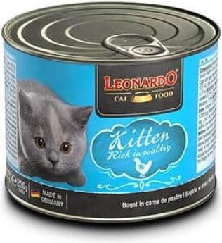 Immagine prodotto Leonardo Cat Food Cibo umido per gattini, 200 g (Adulto, 1 pz., 200 g)