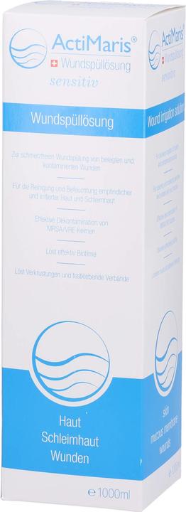 Actual product image ActiMaris sensitive Wound Irrigation Solution Solvent (1000 ml, Liquid)
