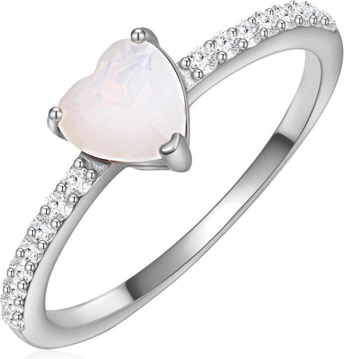 Produktbild Glanzstücke München Damen Sterling Silber Mondstein (synth.) silber - 29968 (54, 925 Silber)