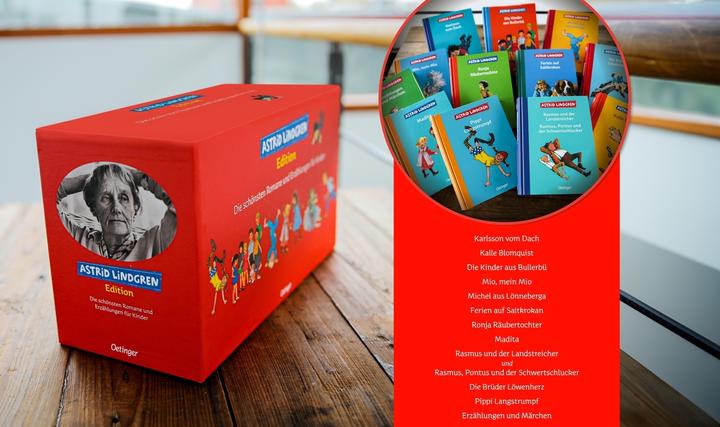 Actual product image Astrid-Lindgren-Edition Die schönsten Romane und Erzählung (German, Astrid Lindgren, 2008)