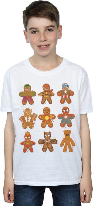 Immagine prodotto Avengers Christmas Gingerbread Maglietta Ragazzi (152, 158)