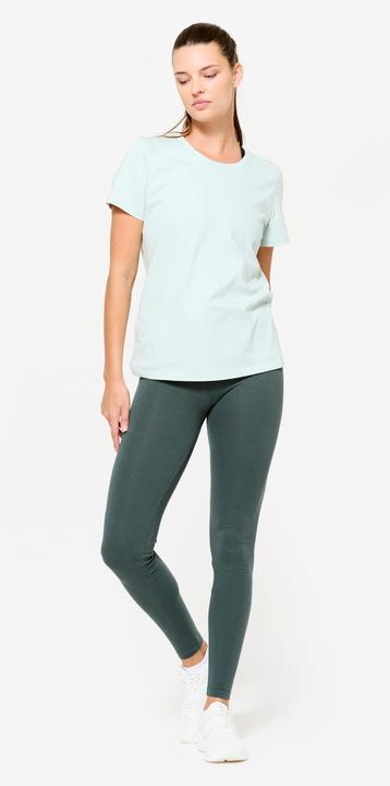 Image du produit Domyos Legging de fitness slim femme, vert kaki (W38)