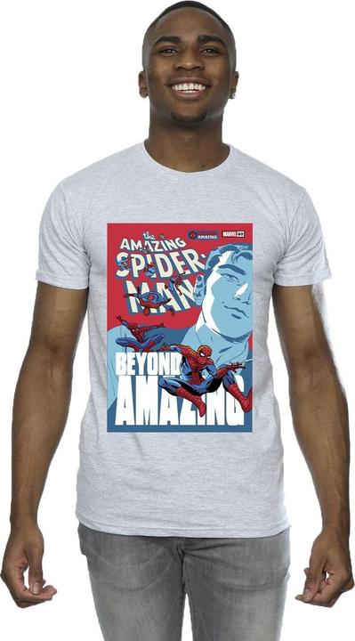 Actual product image Mens Spider-Man Beyond Amazing Cover T-Shirt (L)