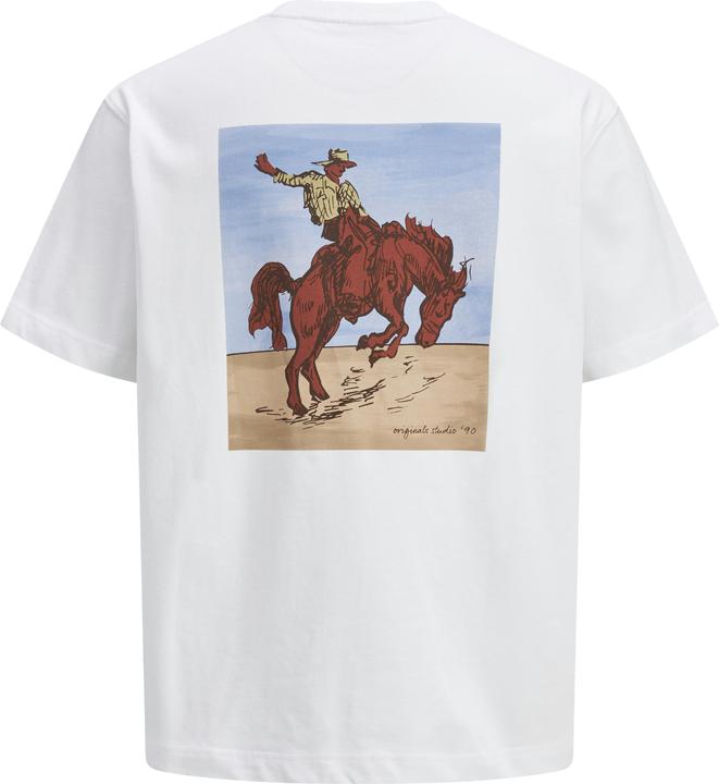 Actual product image Jack & Jones Rückenprint Rundhalsausschnitt T-shirt T-shirt (XL)