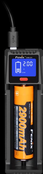 Immagine prodotto Fenix FCH-D1 (1 pz., 10440, 14500, 16340, 18650, 21700, 26650, AA, AAA, C, Caricabatterie senza batteria)