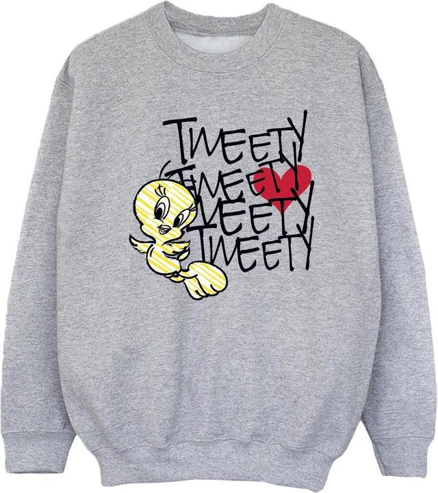 Immagine prodotto Looney Tunes Tweety Love Heart Felpa Ragazze (140, 146)